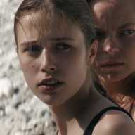 Jara Sofija Ostan as Lucia and Mina Svajger as Ana-Maria in a scene from Urška Djukić’s Little Trouble Girl.