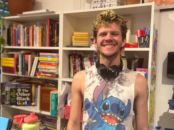 Rain is one of Hive Mind’s booksellers and baristas.