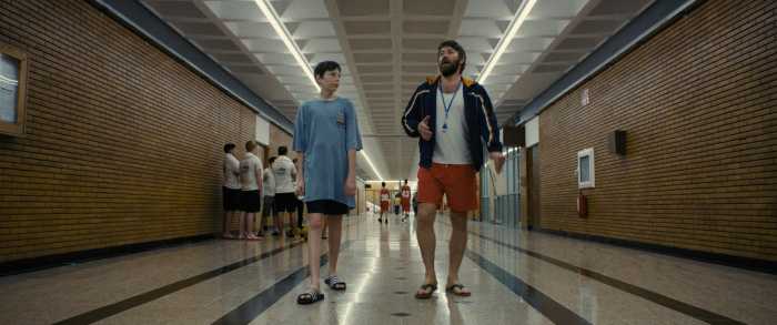 Everett Blunck andJoel Edgerton in
Charlie Polinger’s "The Plague."