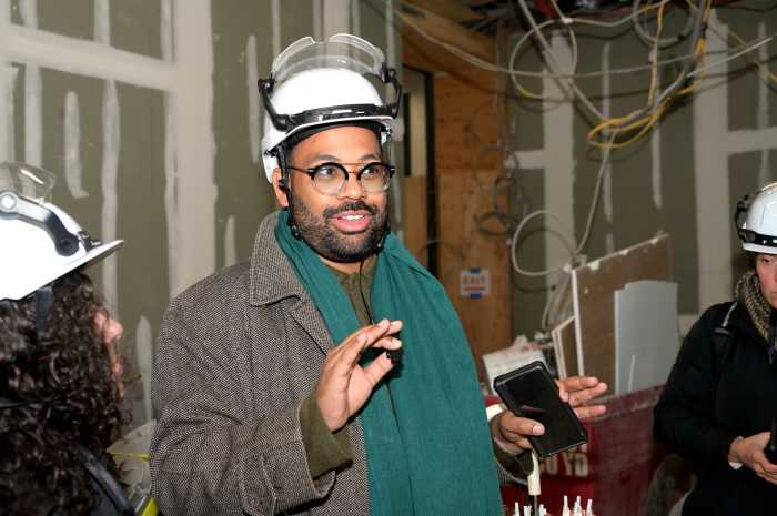 Shaun Newport, the American LGBTQ+ Museum's director of Major Gifts, provides an update on the construction.