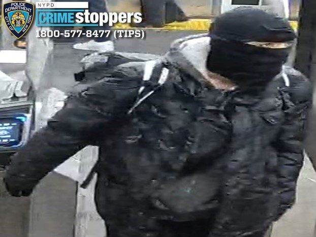 The person suspected of voicing anti-LGBTQ slurs and attacking an individual on a 6 train on Jan. 10.