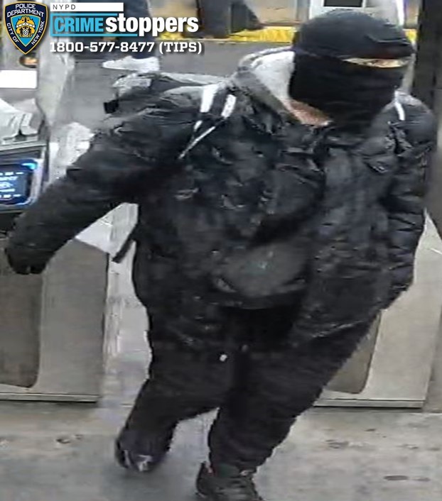 The person suspected of voicing anti-LGBTQ slurs and attacking an individual on a 6 train on Jan. 10.