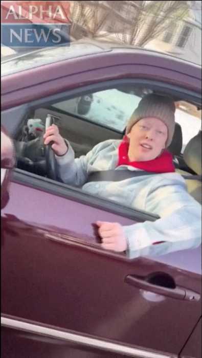 Renee Nicole speaks while sitting in the driver's seat of a car, moments before she was shot by a U.S. Immigration officer, in Minneapolis, Minnesota, U.S., January 7, 2026, in this screengrab from video.