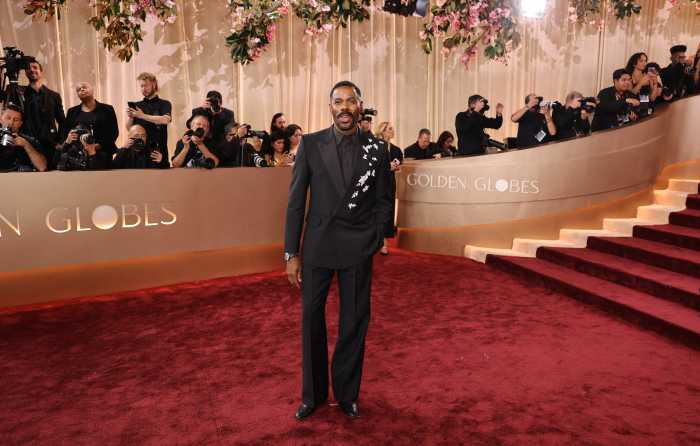 Colman Domingo poses on the red carpet at the 83rd Annual Golden Globes in Beverly Hills, California, U.S., January 11, 2026. 