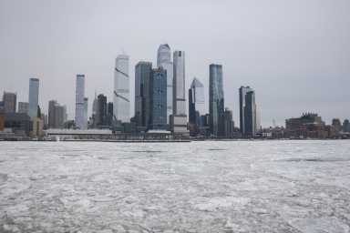 Midtown Manhattan in New York is seen from Hoboken, New Jersey, U.S., January 28, 2026.