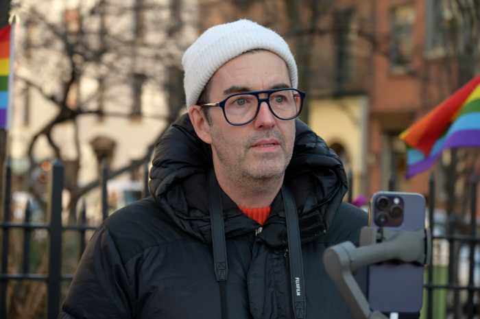 Filmmaker Paul Rowley is working on a documentary about Gays Against Guns.