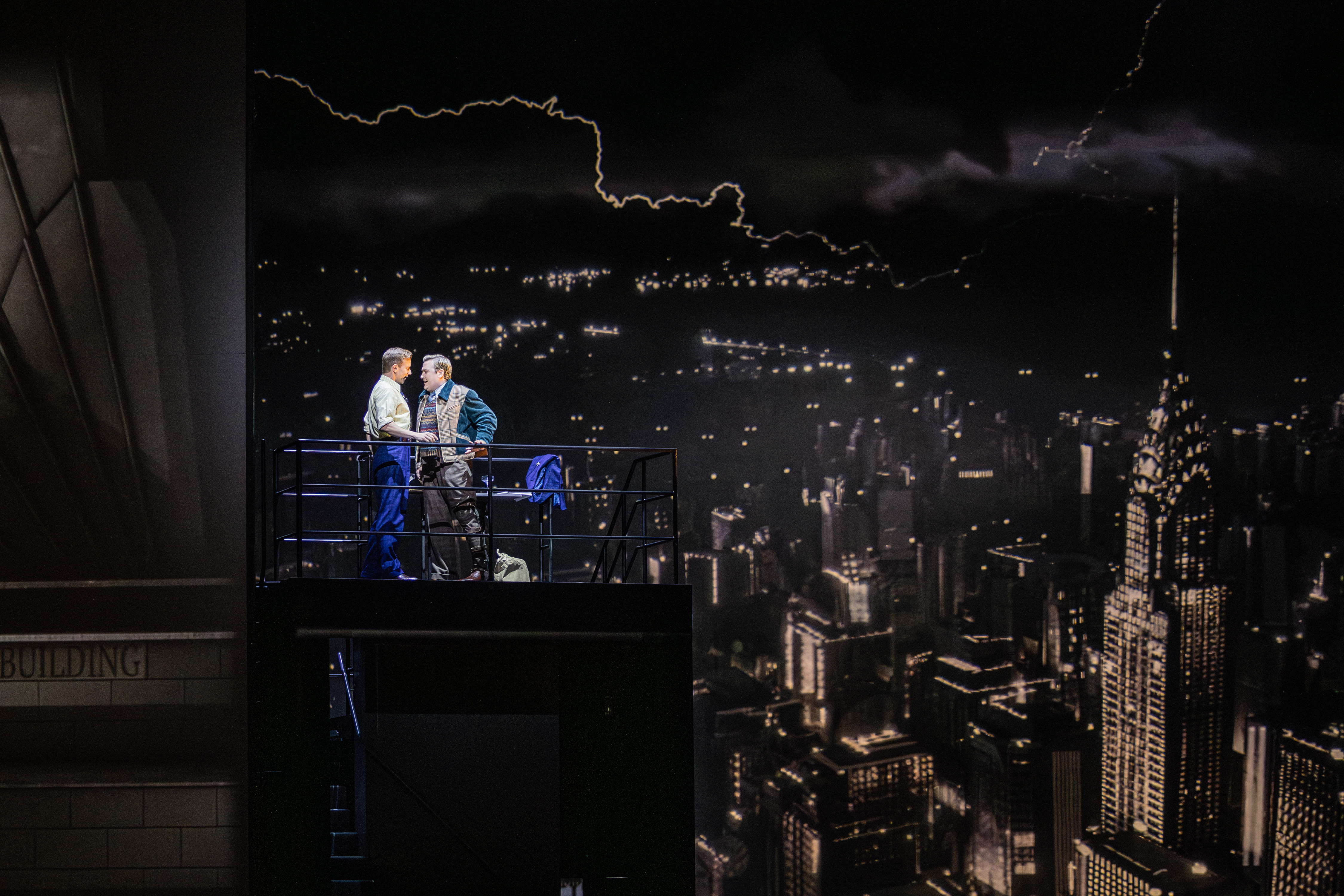 Edward Nelson and Miles Mykkanen in "The Amazing Adventures of Kavalier and Clay."