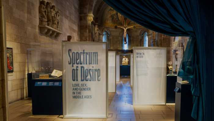 At its uptown Manhattan Cloisters Branch in Fort Tryon Park, The Metropolitan Museum is hosting the Spectrum of Desire Love Sex and Gender in the Middle Ages through Sunday, March 29, 2026.