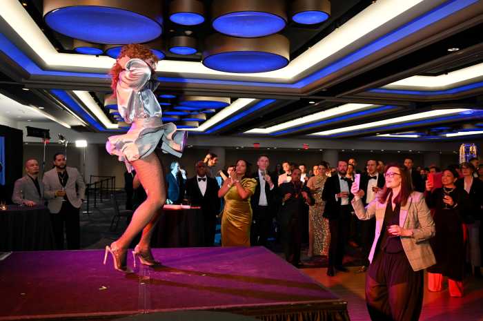 Blacc Cherry performs at the afterparty during the Human Rights Campaign 2026 Greater New York Dinner at Marriott Marquis Times Square on February 07, 2026 in New York City.