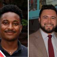 Councilmembers Chi Ossé of Brooklyn (left) and Justin Sanchez of the Bronx (right) are the new co-chairs of the City Council's LGBTQIA+ Caucus.