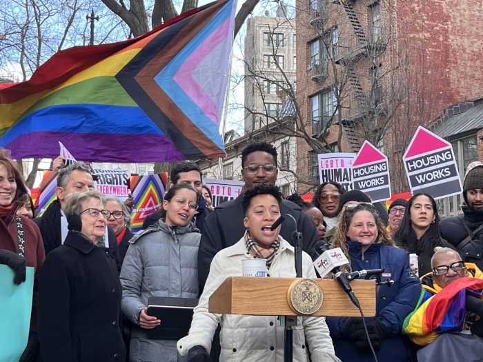 Councilmember Crystal Hudson of Brooklyn is a former co-chair of the LGBTQIA+ Caucus.