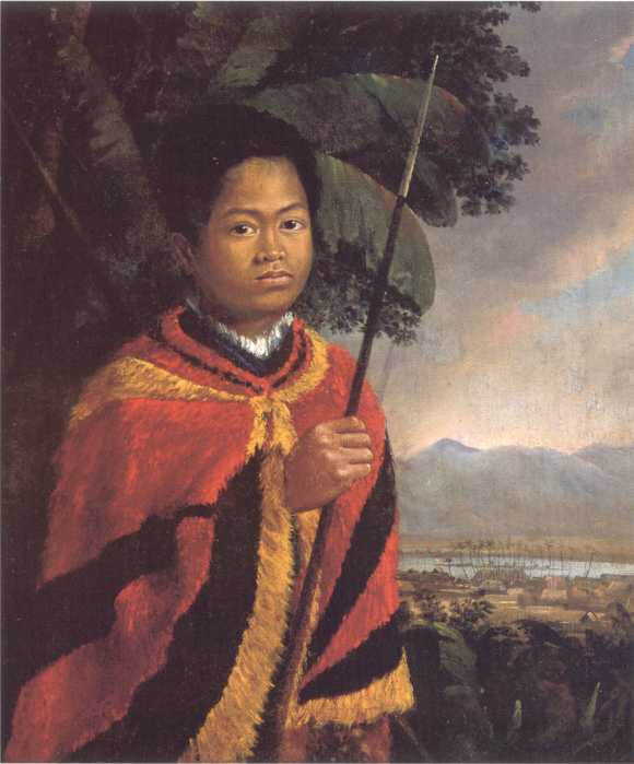 An 1825 painting of Kamehameha III.