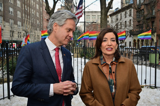 'Let's just do it': Governor Hochul calls for Rainbow Flag's restoration in visit to Stonewall National Monument
