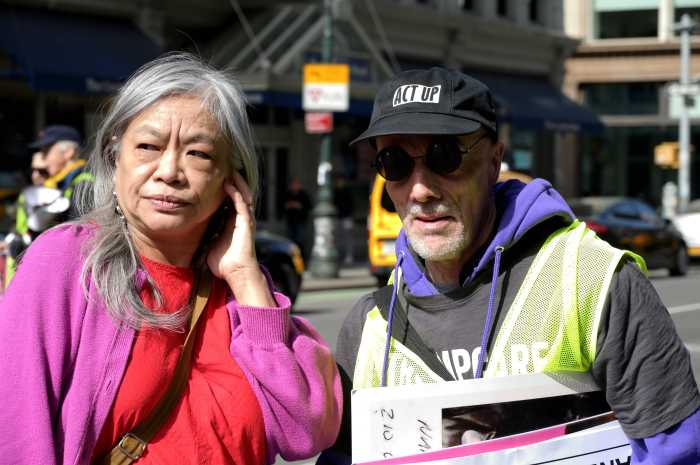 Ivy Kwan Arce and Mark Hannay.