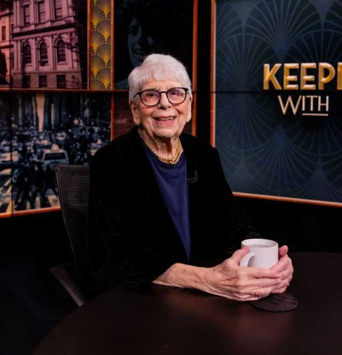 Ronnie_Eldridge on the set of "Keeping Relevant."