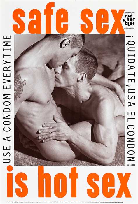 Safe sex is hot sex by Steven Meisel, 1991, Poster House Collection.