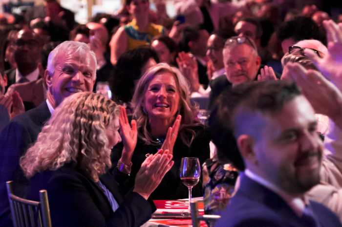 Dr. Jill Biden during The Center's April 16 dinner.