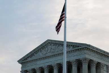 The US Supreme Court building in Washington, DC, US, April 1, 2026.