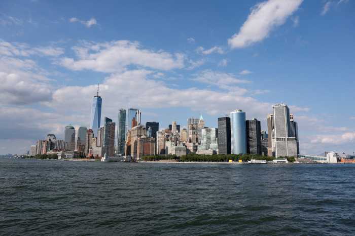 A view shows the Manhattan skyline in New York City, U.S., July 22, 2025.