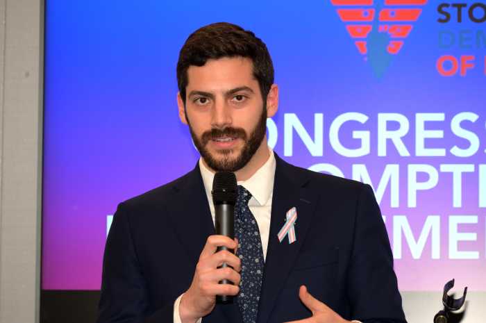 Assemblymember Alex Bores won the Stonewall Democratic Club of New York City's endorsement.
