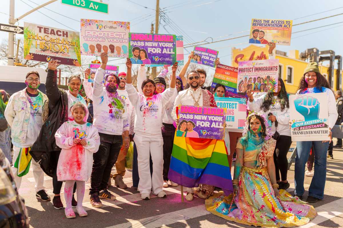 The Caribbean Equality Project at the 2026 Phagwah Parade.