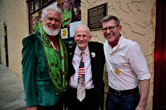 Steven Love Menendez, Randy Wicker, and Ken Lustbader.