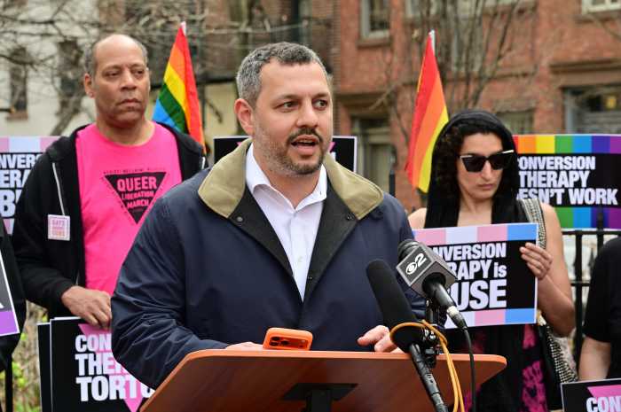 Mathew Shurka delivers remarks.