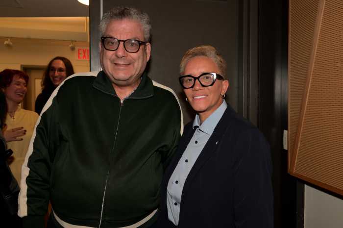 Longtime columnist Michael Musto and The Center's CEO, Dr. Carla Smith.