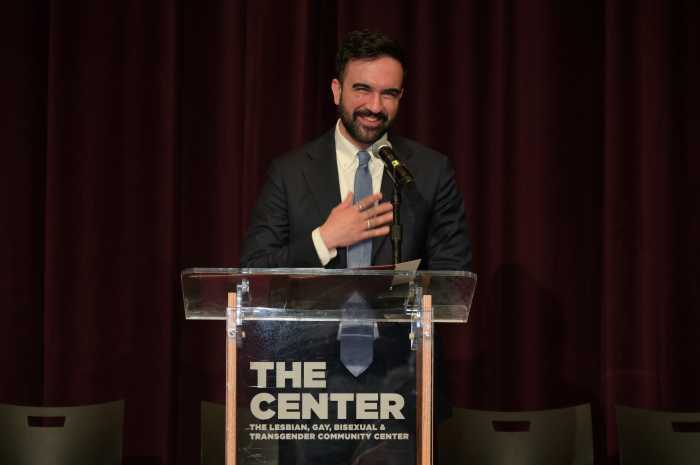 Mayor Zohran Mamdani delivers remarks.