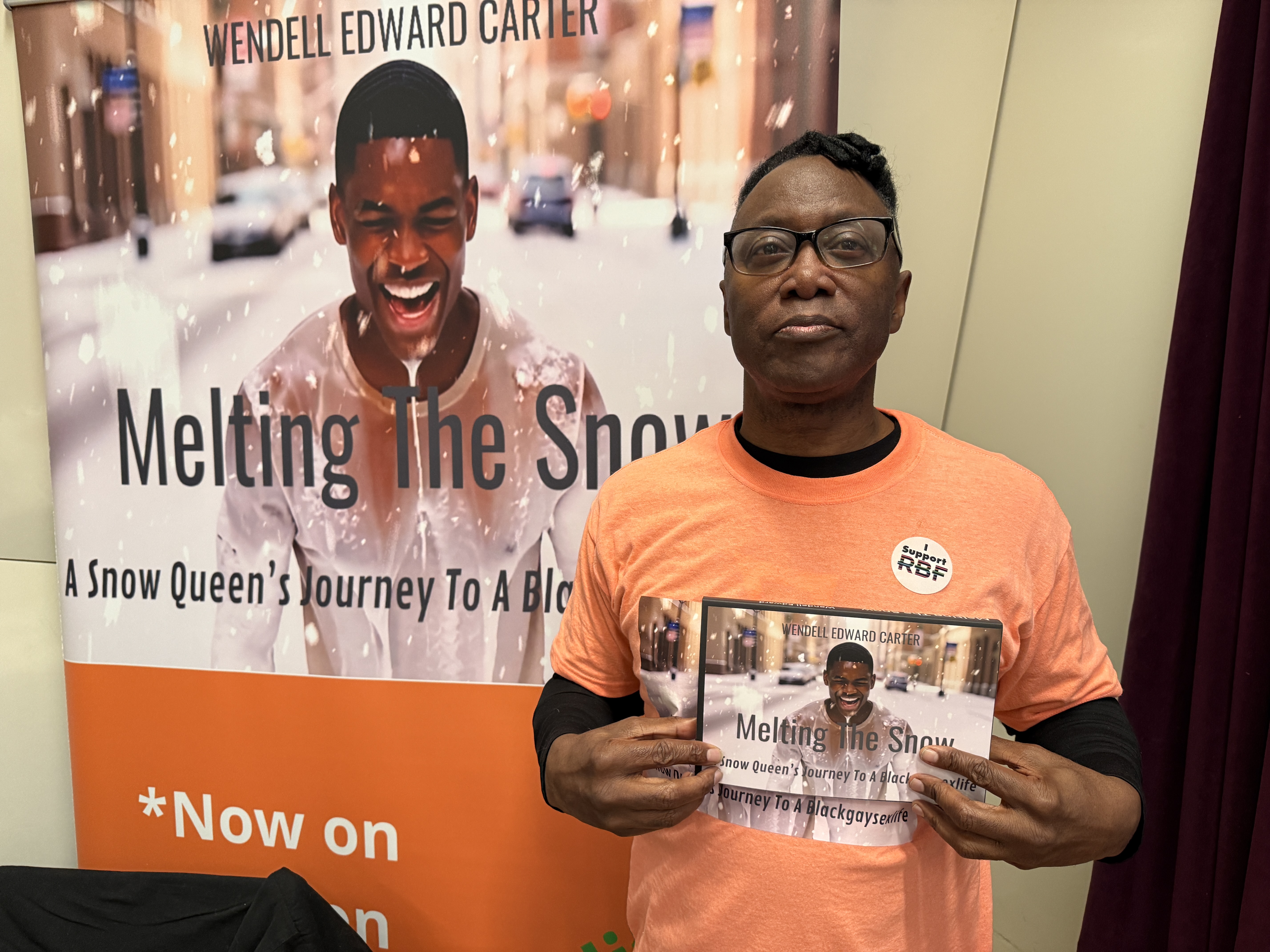 Author Wendell Edward Carter promotes his novel, "Melting The Snow," about a Black gay man's journey towards embracing his identity. 
