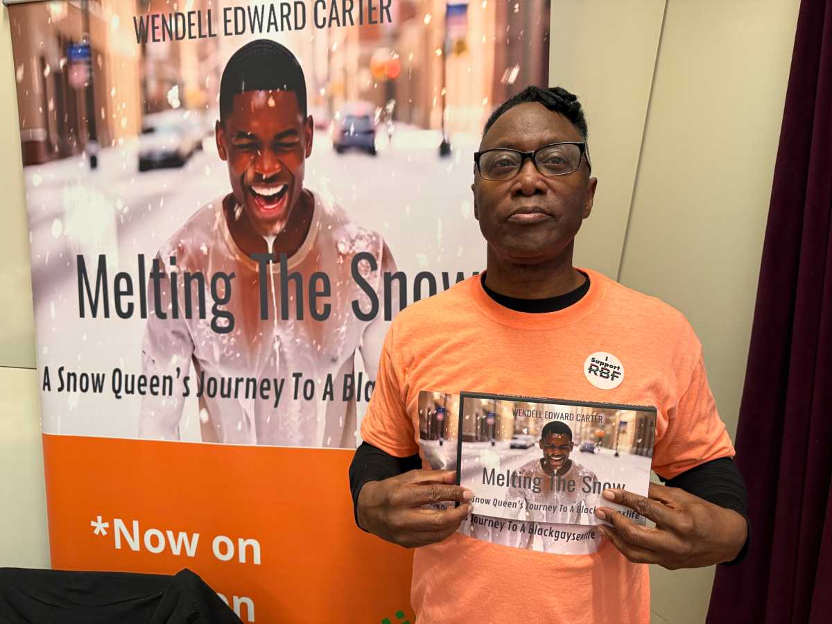 Author Wendell Edward Carter promotes his novel, "Melting The Snow," about a Black gay man's journey towards embracing his identity. 