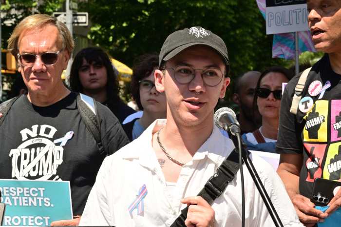 Clark Wolff Hamel, the executive director of PFLAG NYC.