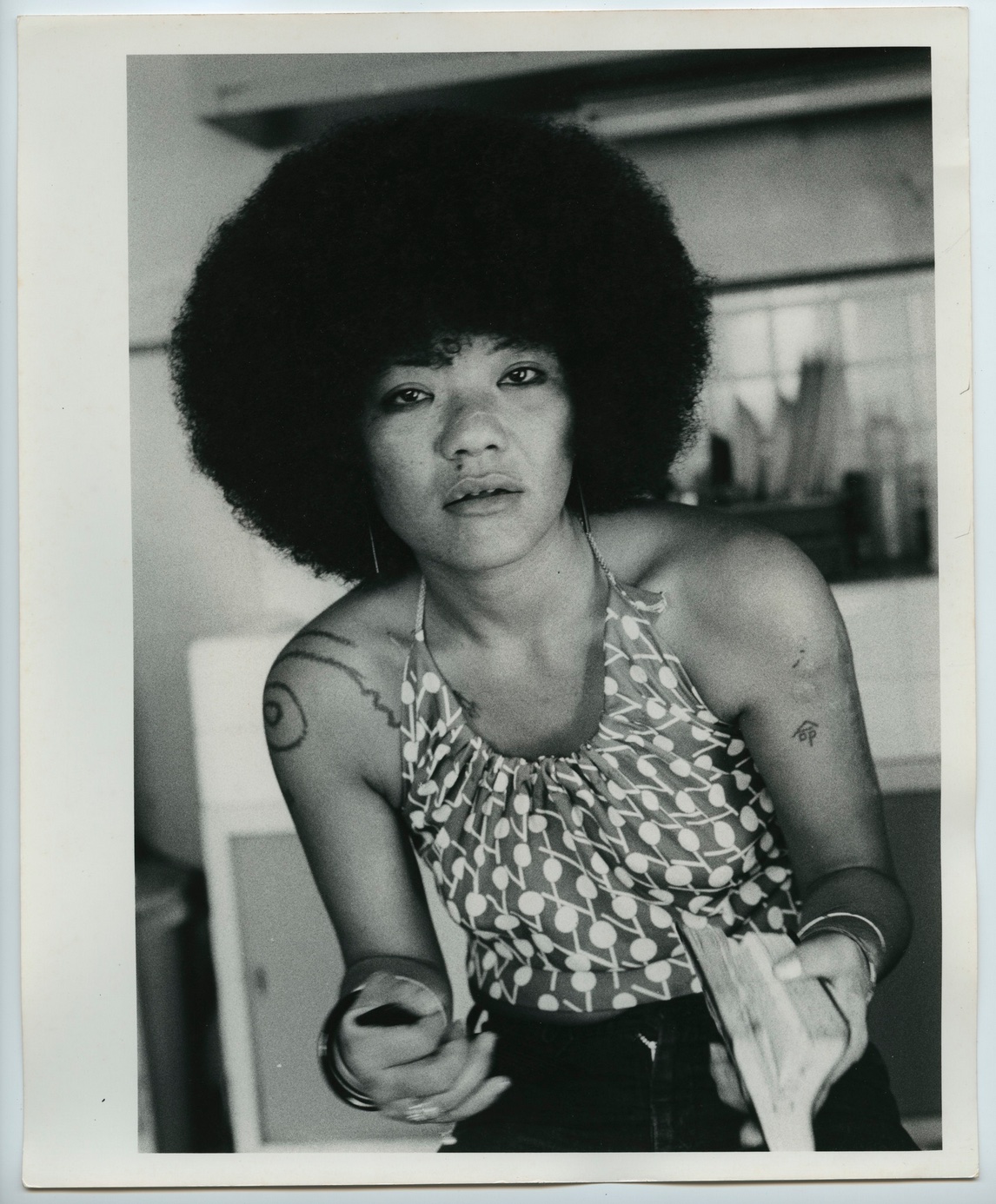 “Untitled,” from the series, “Akabanaa (Red Flowers),” 1975-77.
