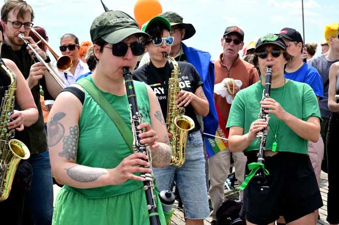 Rude Mechanical Orchestra performs at Brighton Beach Pride.