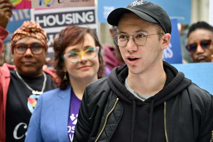 Clark Wolff Hamel, the executive director of PFLAG NYC.