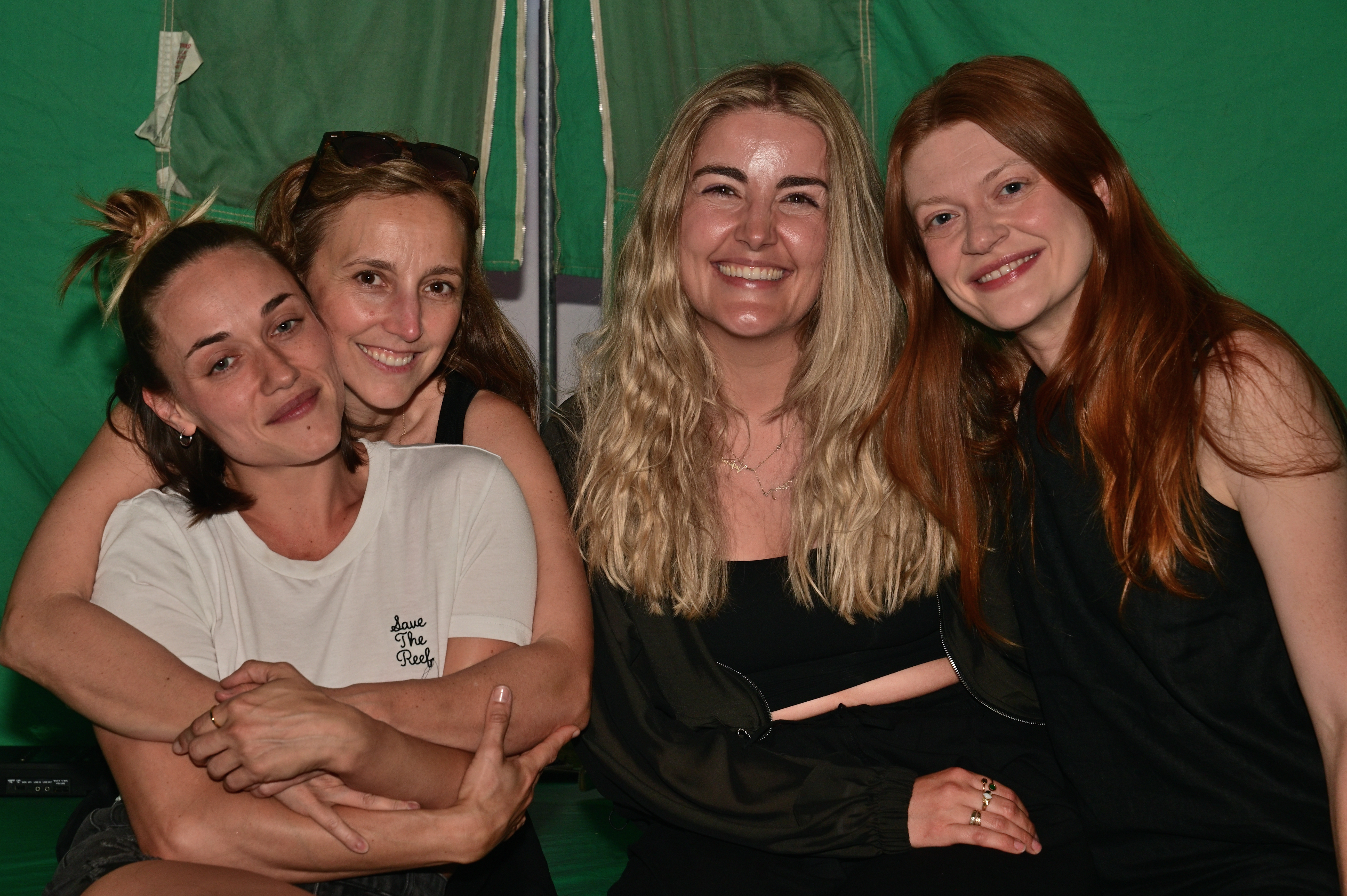 Alice Kremelberg, director Adrienne Campbell-Holt, playwright Victoria Lynne Barclay, and Coby Minifie — the key people behind "Camping."