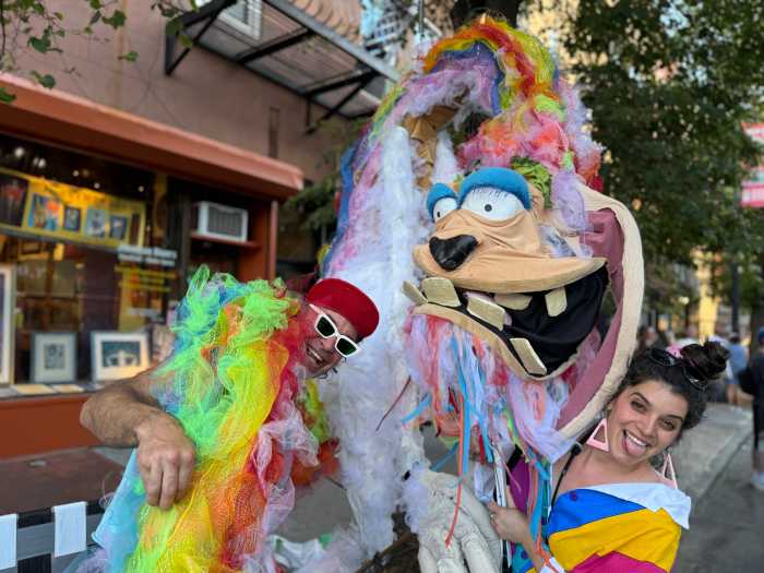 Archie the Rainbow Monster with Serene Bacigalupi and Jaques.