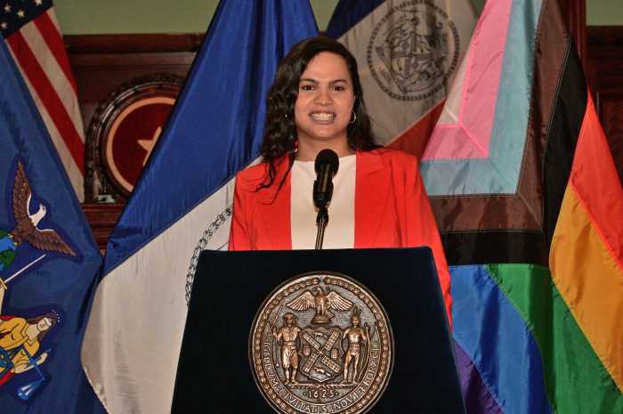 Yanery Cruz, the executive director of the City Council's LGBTQIA+ Caucus.