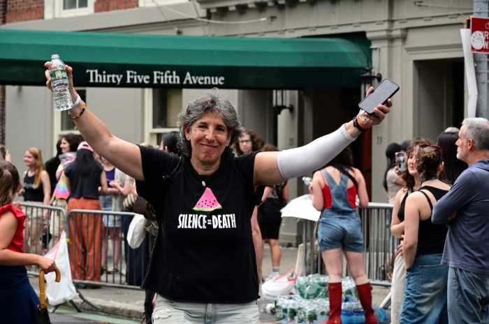 Representing ACT UP.
