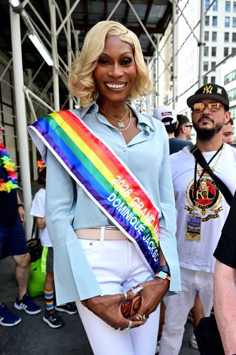 Grand marshal Dominique Jackson.