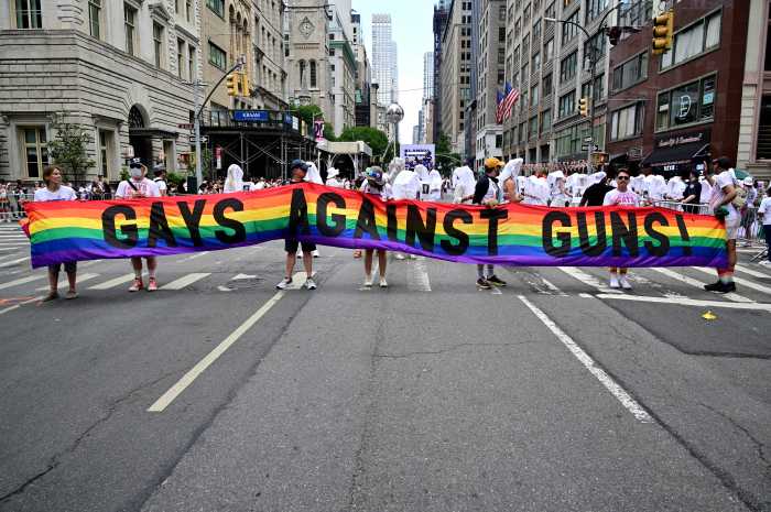 Gays Against Guns was one of the grand marshals at NYC Pride.