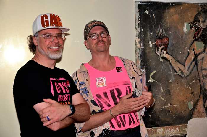 Organizers Ti Cersley and Joshua Tjaden.