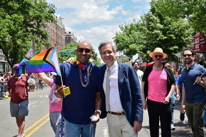 Queens Borough President Donovan Richards and Manhattan Borough President Brad Hoylman-Sigal.