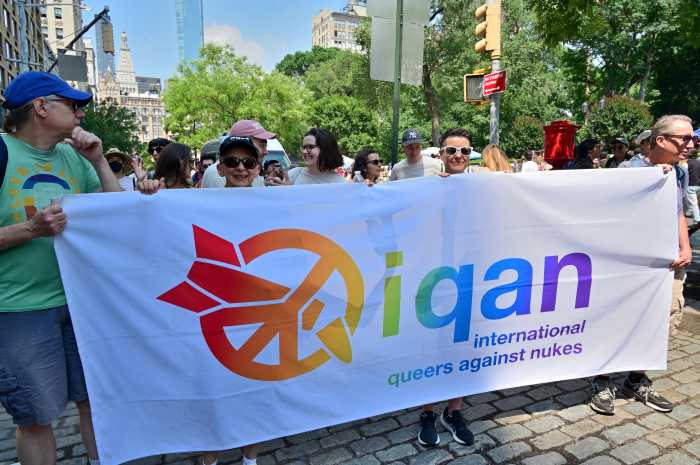 Saying no to nuclear weapons.
