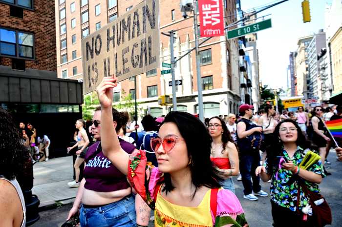 Standing up for immigrants.