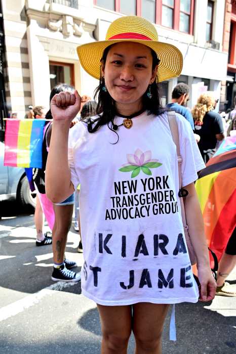 In memory of New York Transgender Advocacy Group co-founder Kiara St. James.