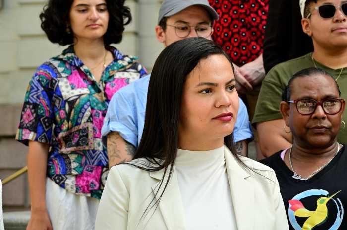 Yanery Cruz, the executive director of the LGBTQIA+ Caucus.
