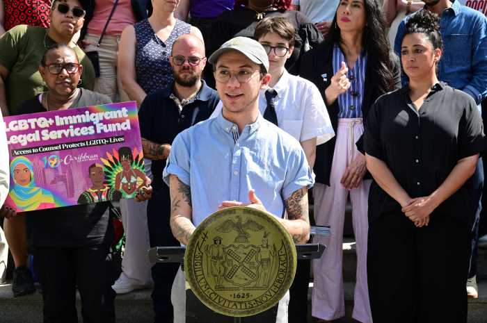 PFLAG's Clark Wolff Hamel.