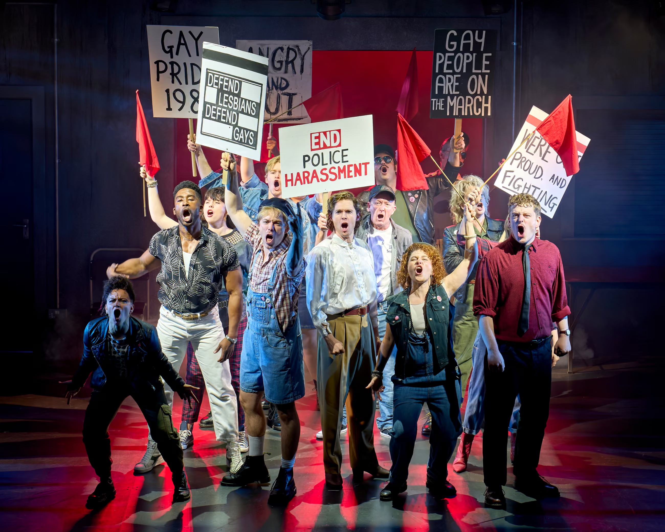 London gay activists aid striking Welsh miners in "Pride The Musical."