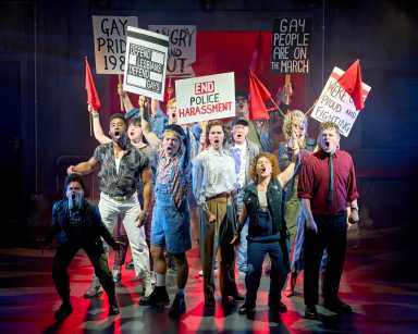 London gay activists aid striking Welsh miners in "Pride The Musical."